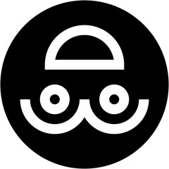 Vector Icon false, emoji, emotion, smiley, feelings