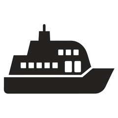ferry transport boat vector