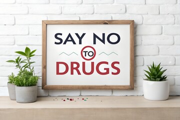 International Day Against Drug Abuse And Illicit Trafficking Say No To Drugs
