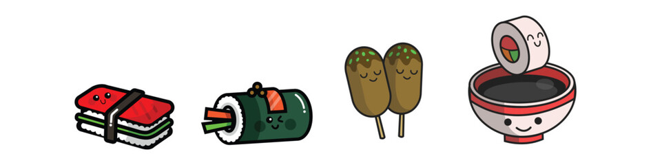 Set Sushi Cute