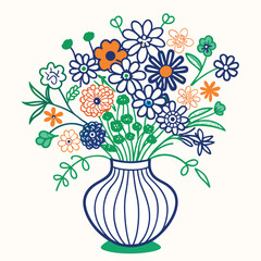 Floral seamless pattern . Summer Meadow With Butterflies Flowers wall background with amazing red,orange,pink,purple,green and white chrysanthemum flowers ,Wedding decoration, hand made Beautiful flow