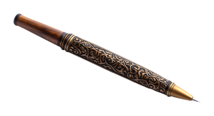 Islamic Calligraphy Pen (Qalam) for Religious Writing - Isolated on White Background