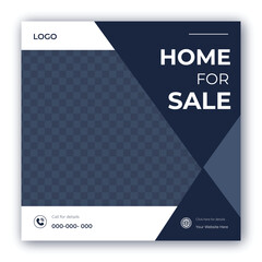 Minimal theme interior social media post design