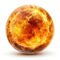 burning fire ball