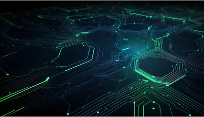  neon abstract technology background image