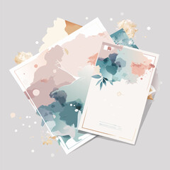 Fototapeta premium Watercolor Abstract Background Design . Artistic Print