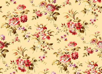 seamless pattern with flowers