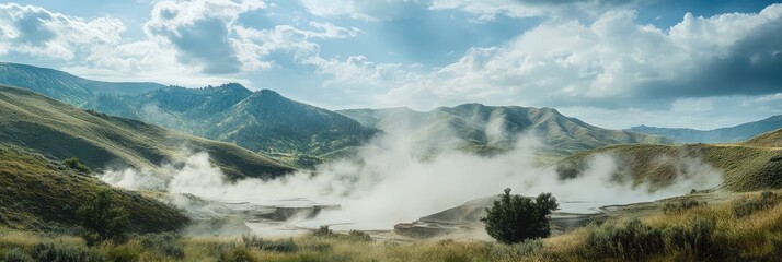 A mountain range with a large body of water in the foreground
