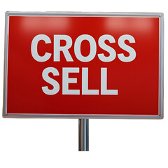 Fototapeta premium A bold red sign displaying the words 