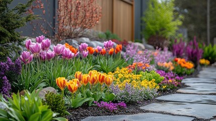 Springtime Blooms in the Landscape for Nature and Seasonal Photographs
