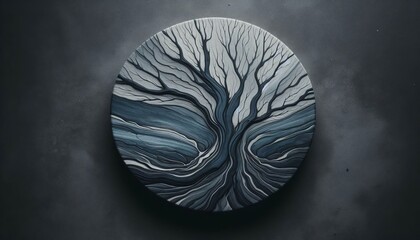 Steel Blue Poplar – Steel gray base with navy blue veins