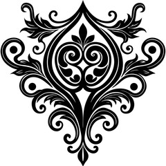 Obraz premium Ornate-flourish-lines borders perfect for elegant designs, prints, and digital artwork.