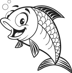 vector illustration of fish