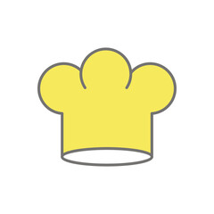 Chef Hat icon vector stock illustration