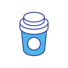Coffee Cup icon vector stock illustration