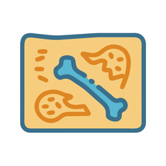X-ray Illustration: Bones, Diagnosis, Medical, and Healthcare Visual