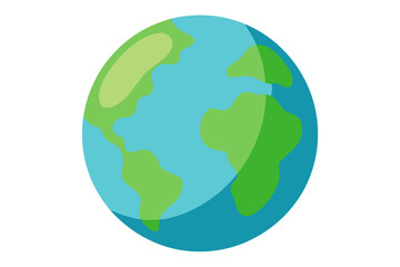 earth globe vector illustration