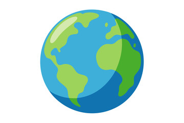 earth globe vector illustration
