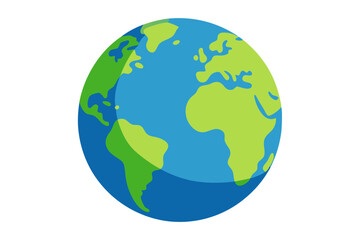 earth globe vector illustration