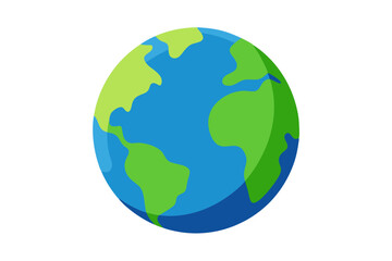 earth globe vector illustration
