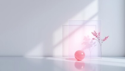 Soft, Pastel Interior Scene
