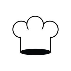 Chef Hat icon vector stock illustration