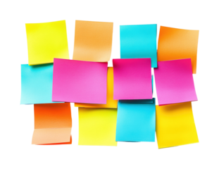 Creative brainstorming session office visual content collaborative environment isolated on transparent background