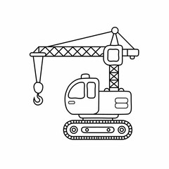 construction crane icon