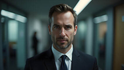Fototapeta premium portrait of a handsome young businessman