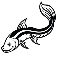 leviathan vector isolated on white background