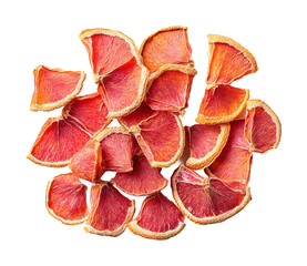 Dried citrus slices arrangement kitchen food natural aesthetics isolated on transparent background