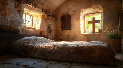 Mysterious car night urban building warm light