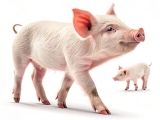 pig images with white background