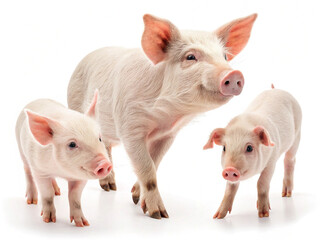 pig images with white background