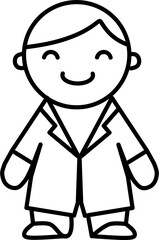 A fun and minimalist doodle icon set featuring 8 different Labour Day themed illustrations. This flat vector design includes cute cartoon workers, tools, teamwork scenes, and celebration moments. Perf