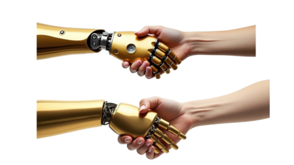 shaking hands with robot (png)