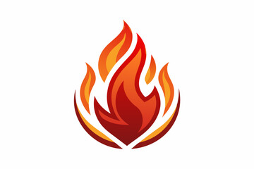 fire flame vector illustration 
