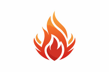 fire flame vector illustration 