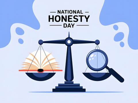 National Honesty Day: Scales of Truth and Knowledge