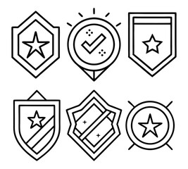 set of shields
