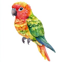 Obraz premium A Colorful Parrot Painting