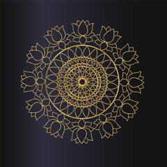 Golden Mandala Vector Designs