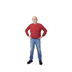 Naklejka premium hands on his hips