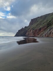 Las Gaviotas, Black Sand Beach, Tenerife, Canary Island, Spain
