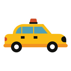 Fototapeta premium Mumbai taxi color vector isolated on white background