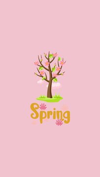 Spring tree growth high