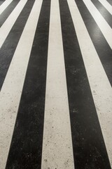 Black And White Parallel Stripes On A Textured Surface