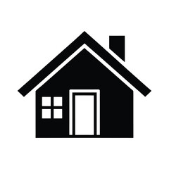 Home Icon Silhouette Vector Illustration