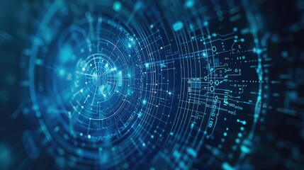 Abstract technology background,3D rendering of futuristic abstract technology background,abstract background of binary code and technology