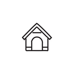 Attractive Hand Drawn Doodle Dog House Elements Vector Illustration